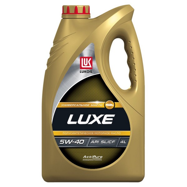 Масло моторное полусинтетическое Люкс 5W40 API SL/CF 4л LUKOIL