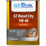 Масло моторное синтетическое GT Diesel City 5W40 API SL/CI-4 ACEA A3/B4/E7 4л GT OIL 8809059408001