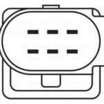 Датчик кислородный VW 2.3-2.8L BOSCH