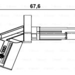 Датчик ABS BOSCH
