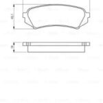 Колодки тормозные дисковые BOSCH