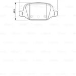 Колодки тормозные дисковые BOSCH
