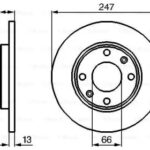 Диск тормозной BOSCH
