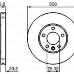 Диск тормозной BOSCH