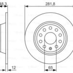 Диск тормозной BOSCH