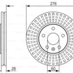 Диск тормозной BOSCH