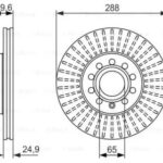 Диск тормозной BOSCH