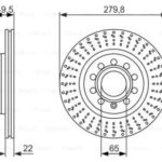 Диск тормозной BOSCH