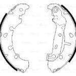 Колодки тормозные барабанные BOSCH