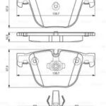 Колодки тормозные дисковые BOSCH
