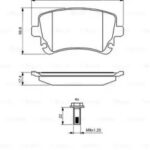 Колодки тормозные дисковые BOSCH