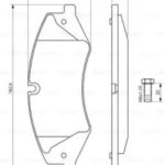 Колодки тормозные дисковые BOSCH