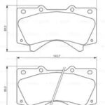 Колодки тормозные дисковые перед BOSCH