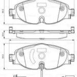 Колодки тормозные дисковые перед BOSCH