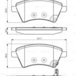 Колодки тормозные дисковые перед BOSCH