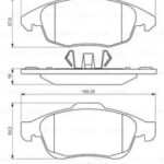 Колодки тормозные дисковые BOSCH