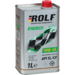 Масло моторное полусинтетическое Energy 10W40 API SL/CF ACEA A3/B4 1л ROLF 322232