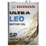Масло моторное синтетическое ULTRA LEO 0W20 API SN, ILSAC GF-5 JP 4л HONDA 822799974