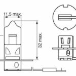 Лампа галогеновая головного света H3 PK22s Pure light 12V 55W Картон 1шт BOSCH