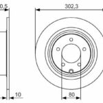 Диск тормозной BOSCH