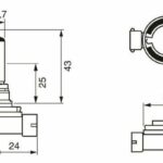 Лампа галогеновая головного света H11 PGJ19-2 Pure light 12V 55W картон 1шт BOSCH