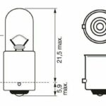 Лампа накаливания сигнальная T4W BA9s Pure light 12V 4W картон 10шт цена за 1шт BOSCH