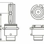 Лампа ксеноновая головного света D2S P32d-2 4300K Xenon 12V 35W картон 1шт BOSCH