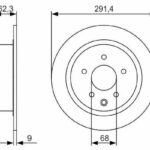 Диск тормозной BOSCH