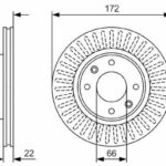 Диск тормозной BOSCH