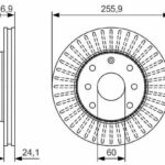 Диск тормозной BOSCH