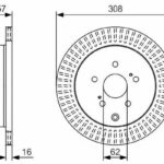 Диск тормозной BOSCH
