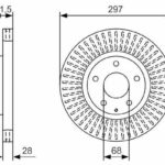 Диск тормозной BOSCH