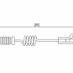 Датчик износа тормозных колодок BOSCH