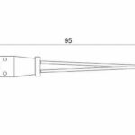 Датчик износа тормозных колодок BOSCH