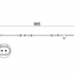 Датчик износа тормозных колодок BOSCH