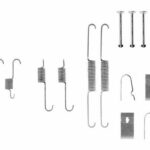 Комплект монтажный барабанных тормозных колодок BOSCH