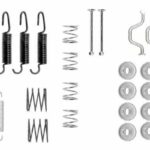 Комплект монтажный барабанных тормозных колодок BOSCH