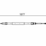 Трос стояночного тормоза BOSCH