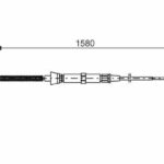 Трос стояночного тормоза BOSCH