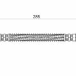 Шланг тормозной задний BOSCH