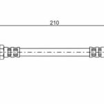 Шланг тормозной BOSCH