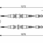 Трос стояночного тормоза BOSCH