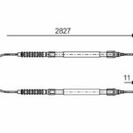 Трос стояночного тормоза BOSCH