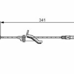 Трос стояночного тормоза BOSCH
