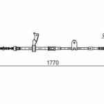 Трос стояночного тормоза BOSCH