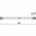 Шланг тормозной BOSCH