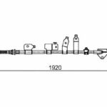 Трос стоян торм Toyota Auris BOSCH 1987482438
