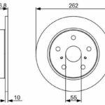 Диск тормозной BOSCH