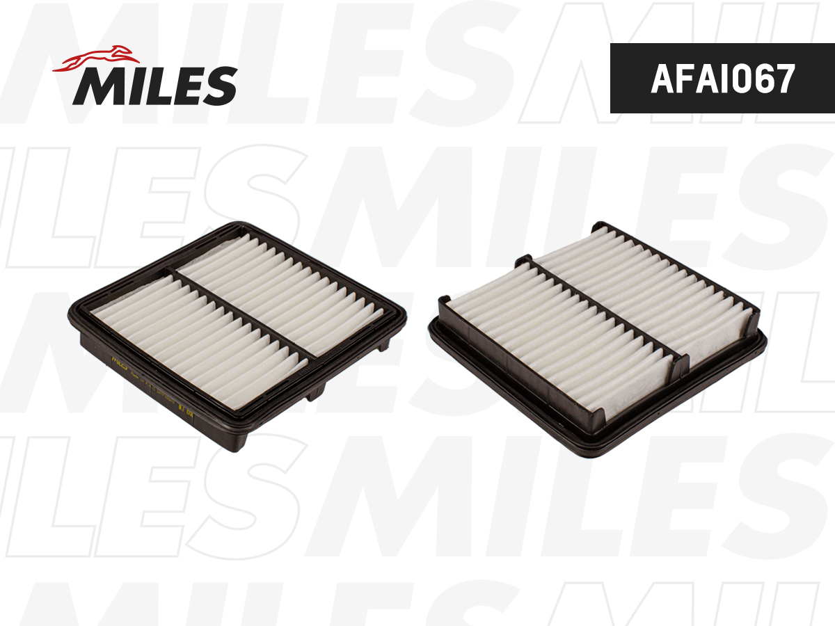 AFAI067-MILES Фильтр воздушный DAEWOO MATIZ AFAI067 (FILTRON AP082/4, MANN C2119) AFAI067 MILES — изображение 1