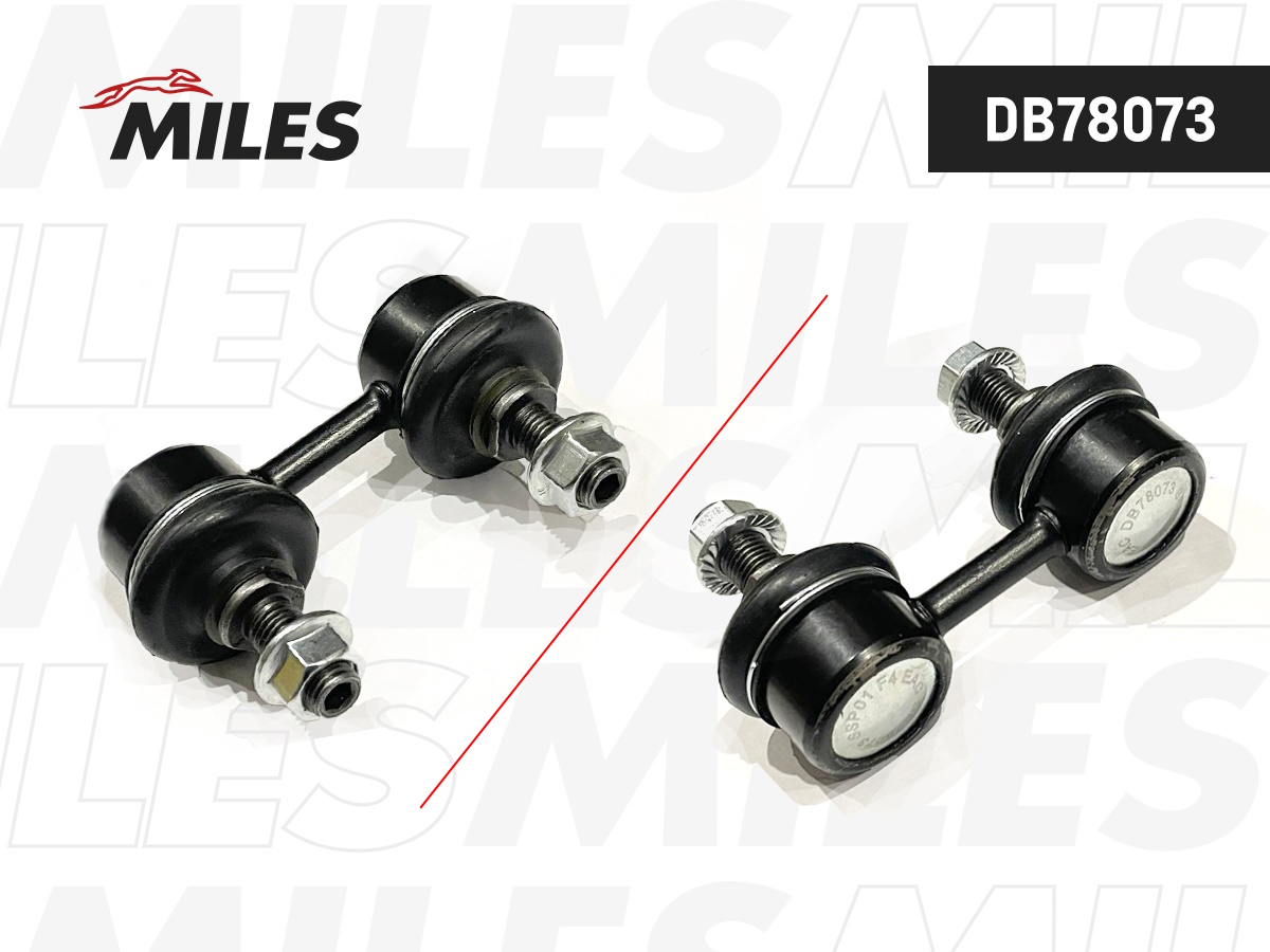 DB78073-MILES Тяга стабилизатора TOYOTA COROLLA 91-01/RAV4 94-00 пер.подв. лев/прав. MILES — изображение 1